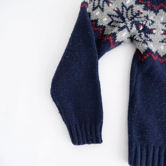 Vintage Sonoma Navy Knit Crewneck Sweater Size  Large - Picture 8 of 11